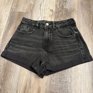 PacSun black denim shorts size 24